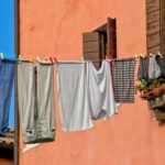 assorted-color hanged clothes